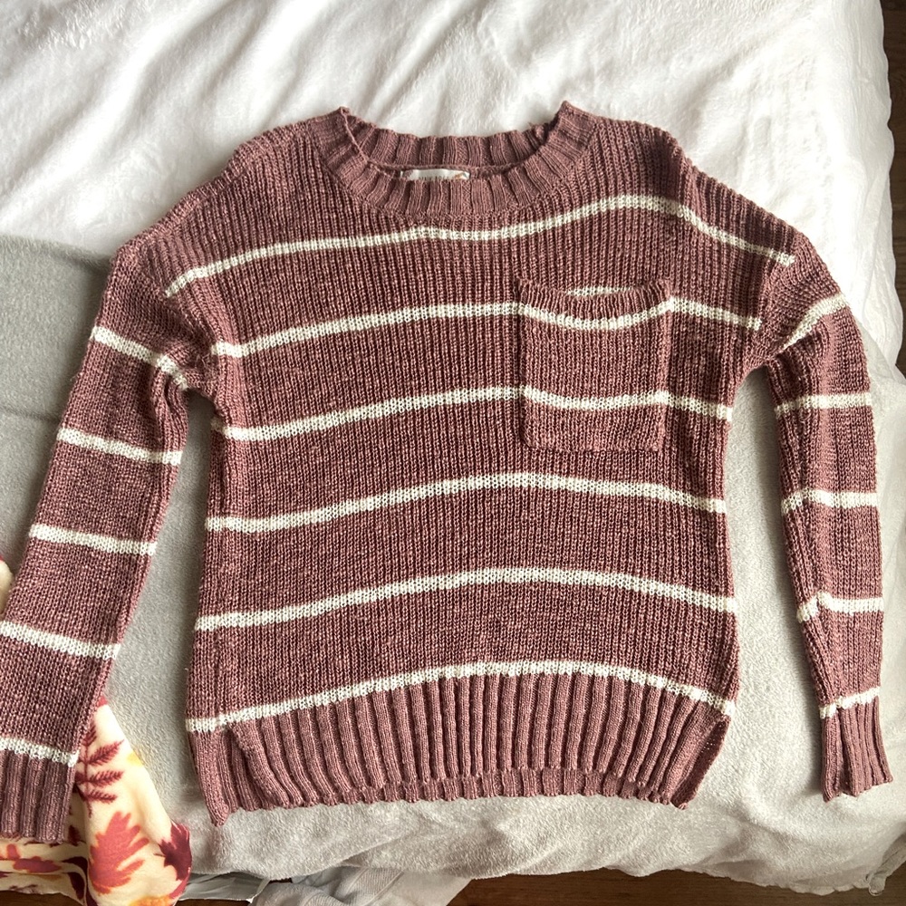 Small, Pink Rose, sweater!